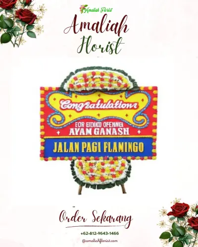 Bunga Papan Congratulation di Tegalwangi
